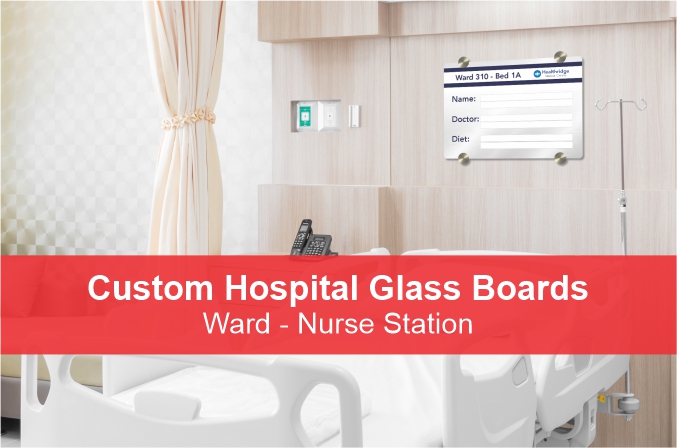 Hospital Printed Glass Boards